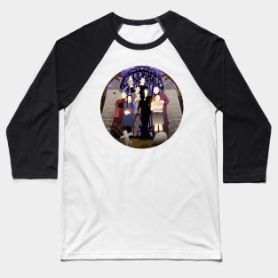 Addams Family Halloween Baseball T-Shirt
